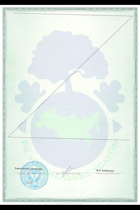 Страница лицензии 4